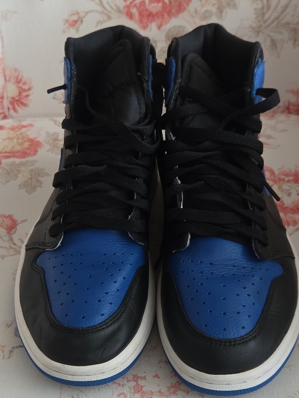 Nike Men's High-Top Sneakers in Black and Blue